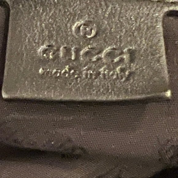 GUCCI Galaxy Two-Way Bag Black Leather Vintage Medium Satchel Purse HOST PICK x3 - Picture 4 of 13